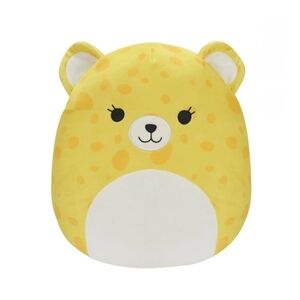 NWT - Squishmallow Lexie the Cheetah 11" Stuffed Plush - Yellow